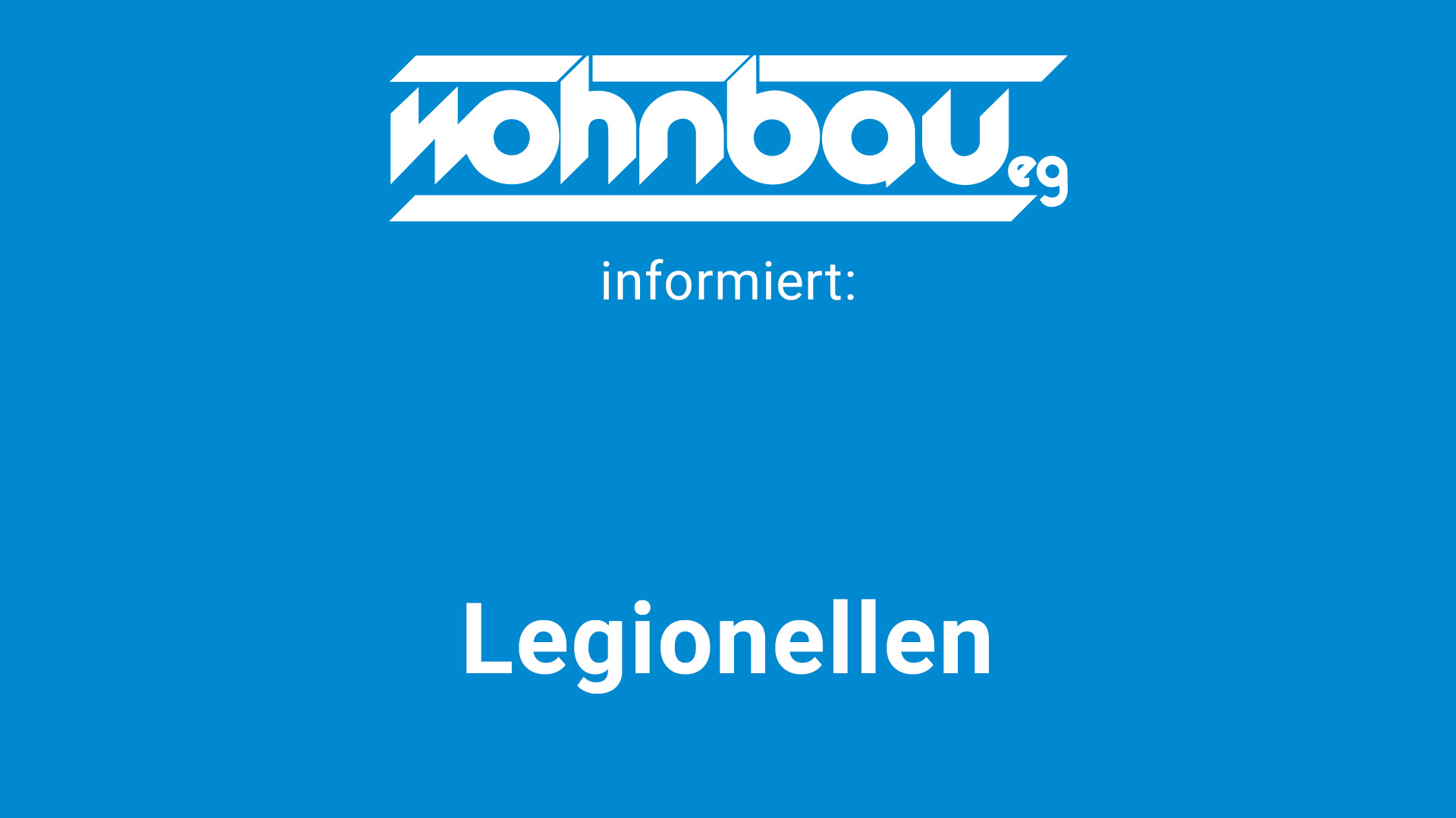 Thema Legionellen